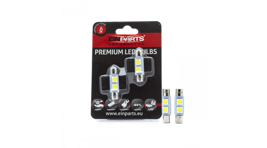 Einparts szofita LED készlet C3W 28mm 2x4014 SMD 12V EPL311