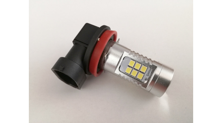 DTX H8 21x2835 6000K fehér SMD LED ködlámpa világítás