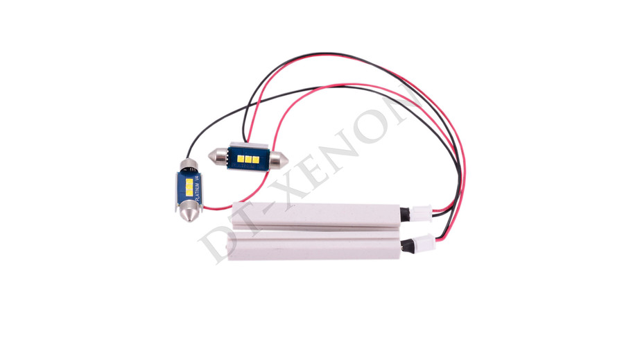 HyperColor Audi Skoda VW 5000K Canbus LED-es rendszámtábla világítás készlet
