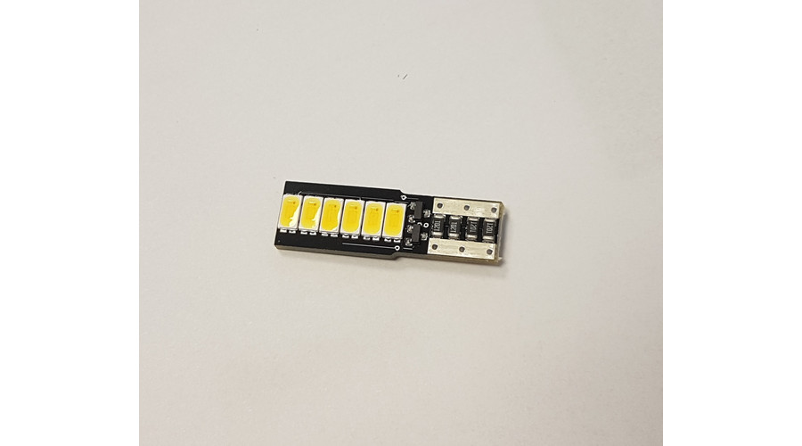 HyperColor T10 (W5W) 6SMD LED Can-Bus 4000K 1oldalas