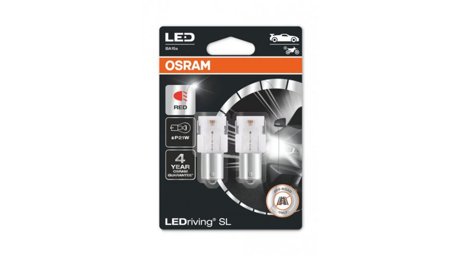 Osram LEDriving SL Standard BA15S P21W LED piros 7506DRP-2BL