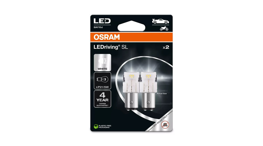 Osram BAY15D P21/5W LEDriving SL standard 6000K fehér LED 7528DWP-2BL
