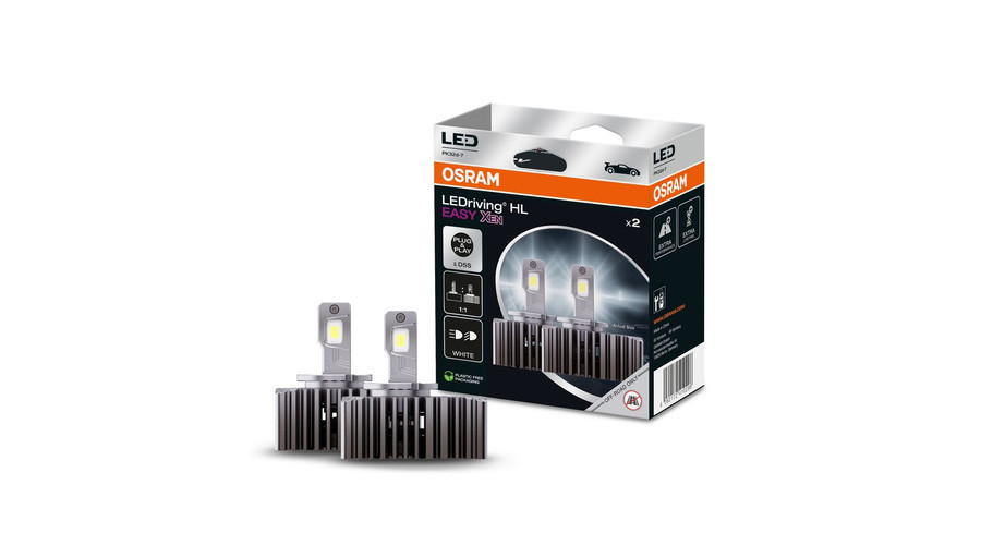 Osram LEDriving HL EASY XEN D5S 50W LED 12V 6500K +180% DUO BOX 66540DWESY-2HB