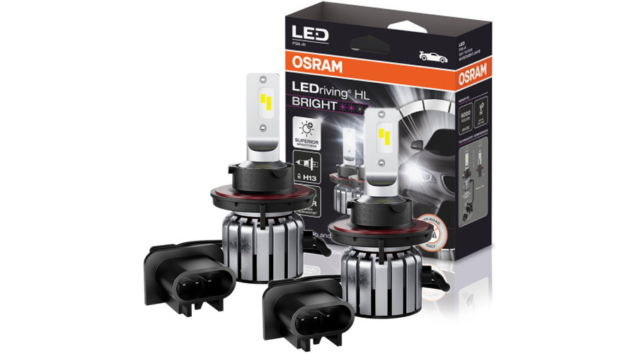 Osram LEDriving HL Bright +300% H13 15/10W 12V 6000K LED készlet 9008DWBRT-2HFB