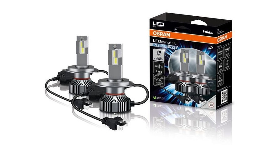 Osram LEDriving HL Intense NXT H4 42W 12V +400% 6000K CANBUS FREE LED készlet 64193DWINN-2HB