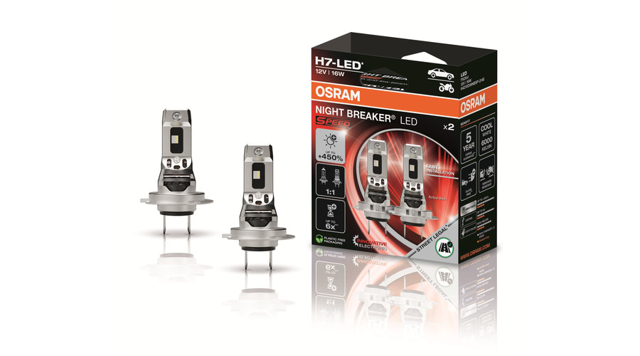 Osram Night Breaker LED Speed 450 H7 16W 6000K DUO BOX 64210DWNBSP-2HB