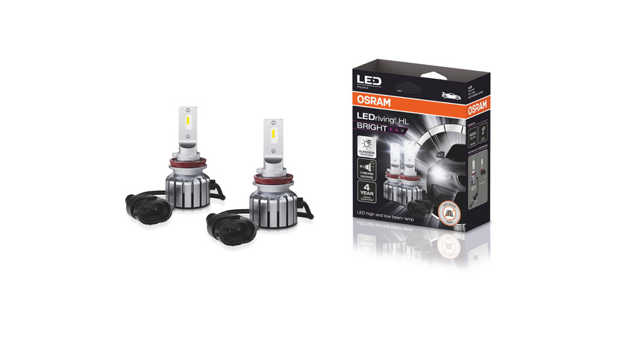 Osram LEDriving HL Bright +300% H8 H9 H11 H16 19W 12V 6000K LED készlet 64211DWBRT-2HFB
