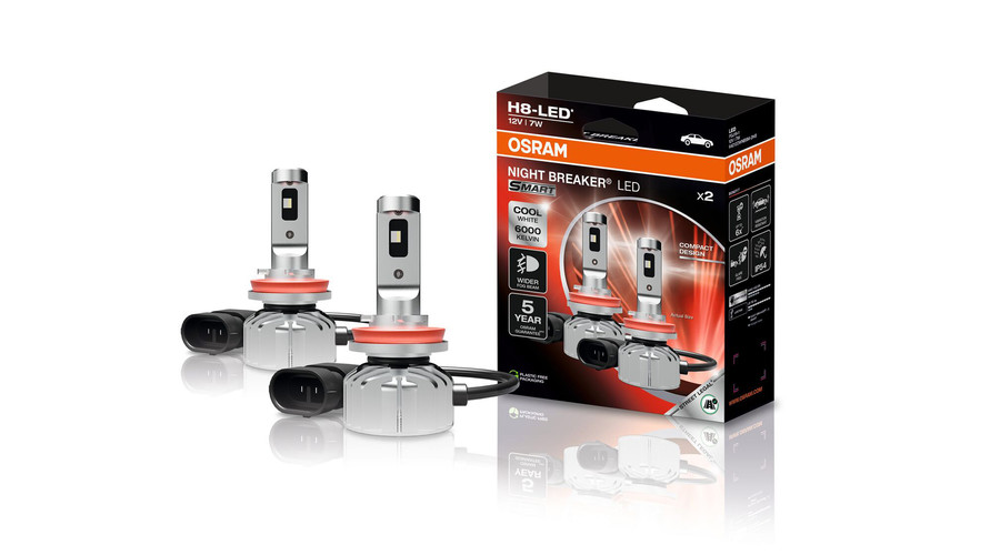 Osram Night Breaker LED Smart H8 7W 6000K DUO BOX 64212DWNBSM-2HB