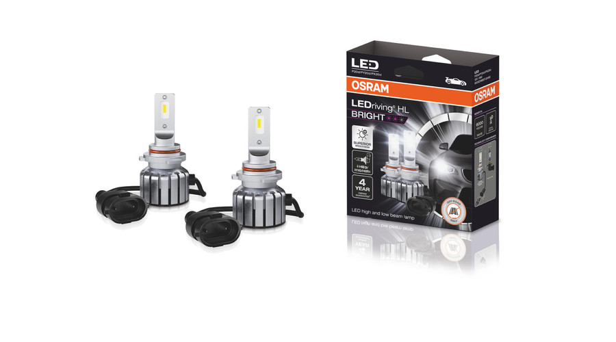 Osram LEDriving HL Bright +300% HIR1 HB3 H10 19W 12V 6000K LED készlet 9005DWBRT-2HFB