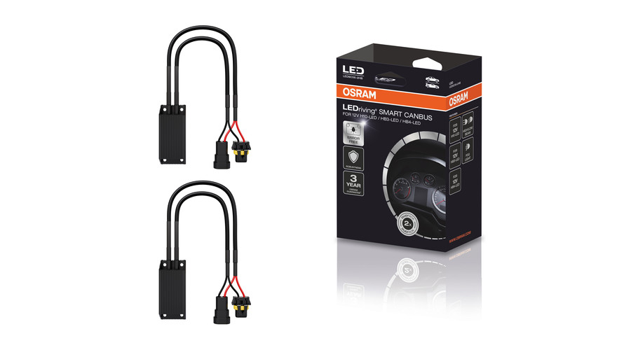 Osram LEDriving SMART CANBUS H10 HB3 HB4 LED canbus adapter LEDSC06-2HB
