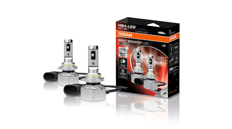 Osram Night Breaker LED Smart HB4 10W 6000K DUO BOX 9006DWNBSM-2HB
