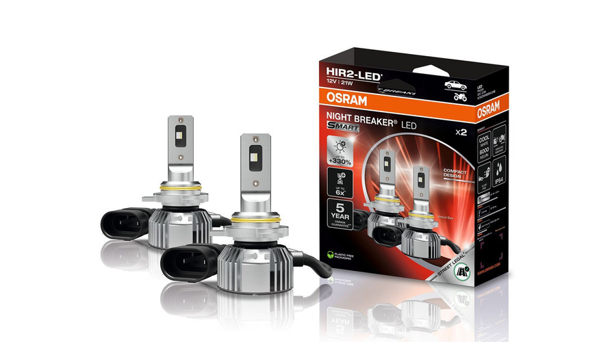 Osram Night Breaker LED Smart HIR2 21W +330% 6000K DUO BOX 9012DWNBSM-2HB