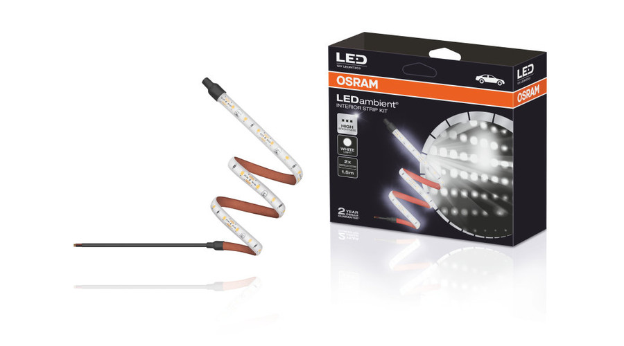 Osram LEDambient INTERIOR STRIP KIT beltéri 4500K fehér LED szalag 2x1,5m 12W LEDINT203