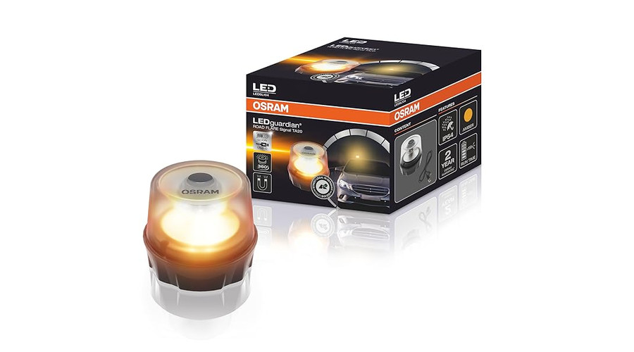 Osram LEDguardian ROAD FLARE SIGNAL TA20 mágneses biztonsági jelzőlámpa IP54 LEDSL104