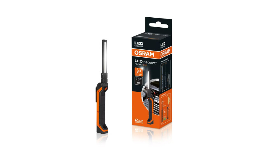 Osram LEDinspect POCKET200 LEDIL408 többfunkciós mágneses szerelőlámpa Li-Ion akksival