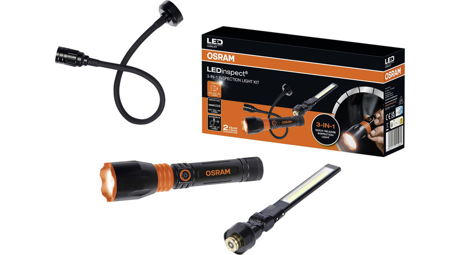 Osram LEDinspect 3-IN-1 INSPECTION LIGHT KIT LEDIL417 szerelőlámpa készlet - Li-Ion akksival