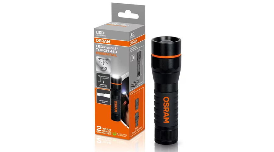 Osram LEDinspect TORCH 450 ESSENTIAL állítható - fókuszálható zseblámpa - szerelőlámpa LEDIL429ESN