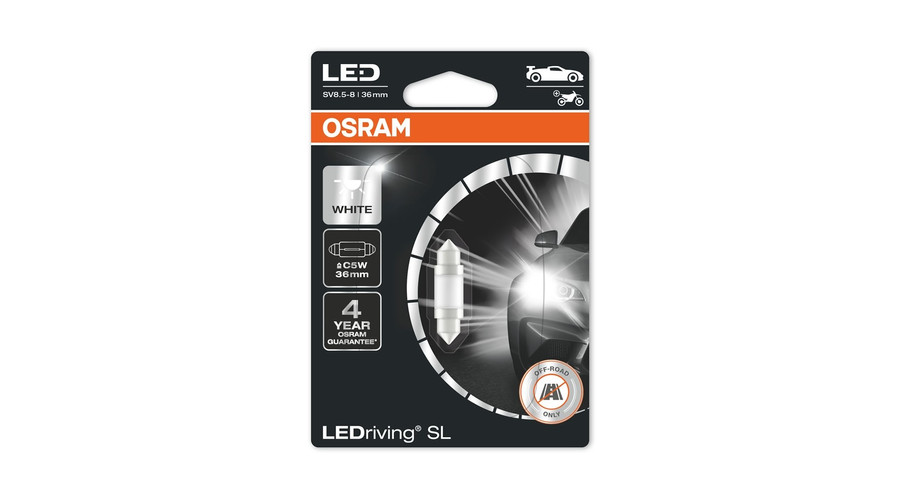 Osram LEDriving SL Standard szofita LED 6000K 6413DWP 6418DWP 6438DWP