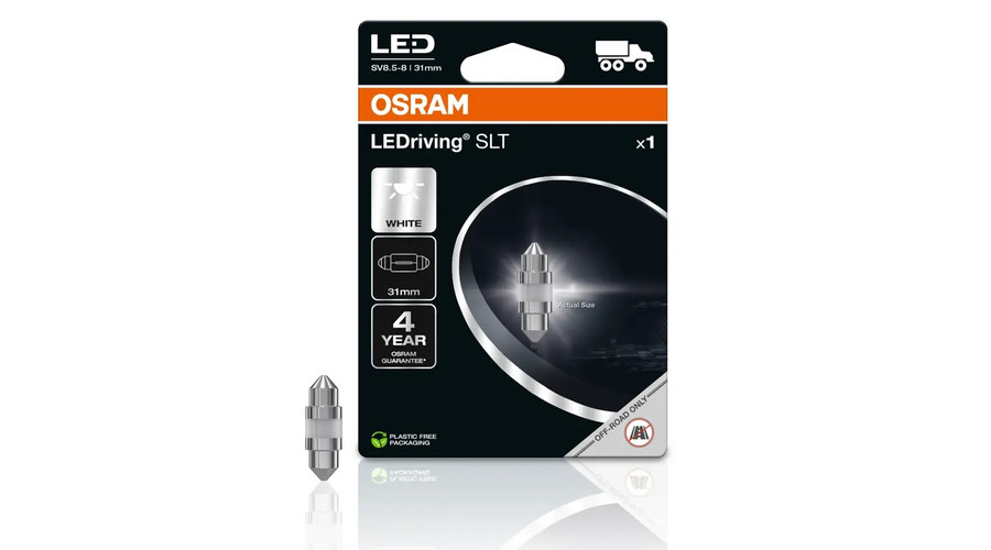 Osram LEDriving SLT C3W 31mm 24V szofita LED 5700K fehér 6430DWP-1BL