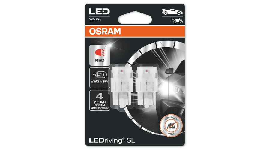 Osram LEDriving SL standard T20 W21/5W LED piros 7515DRP-2BL