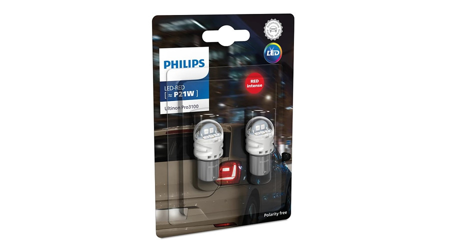 Philips BA15S P21W Ultinon PRO3100 LED piros 11498RU31B2
