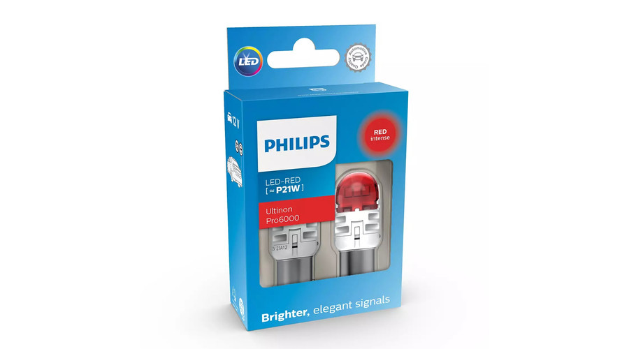 Philips BA15S P21W Ultinon PRO6000 LED piros 11498RU60X2