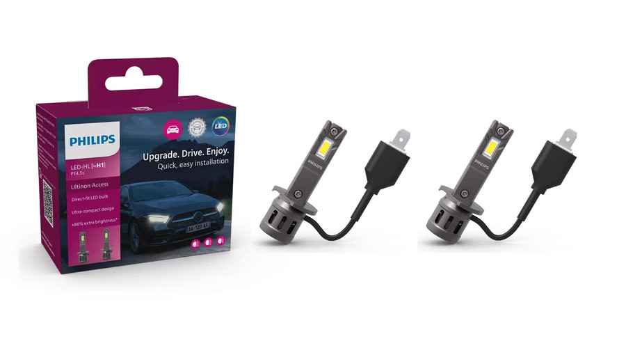 Philips H1 13W +80% Ultinon Access 2500 LED 6000K 12V 11258U2500CX