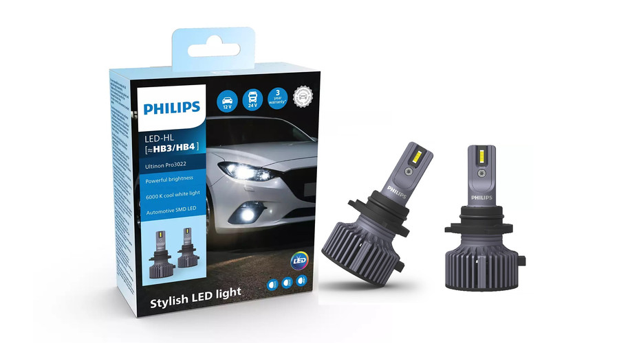 Philips HB3 - HB4 20W Ultinon PRO3022 LED 6000K 12-24V 11005U3022X2