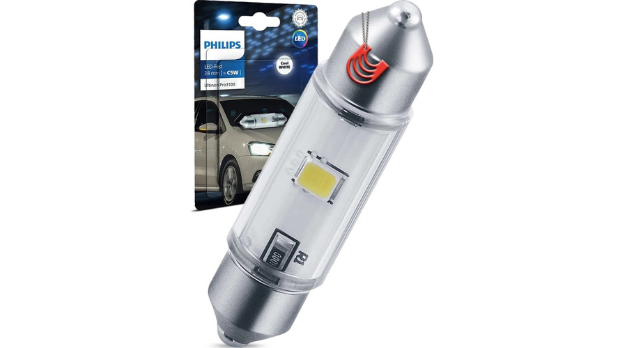 Philips C5W 38mm Ultinon PRO3100 szofita LED 6000K jégfehér 11854CU31B1