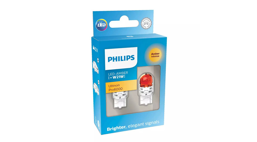 Philips T20 W21W - WY21W Ultinon PRO6000 LED sárga 11065AU60X2
