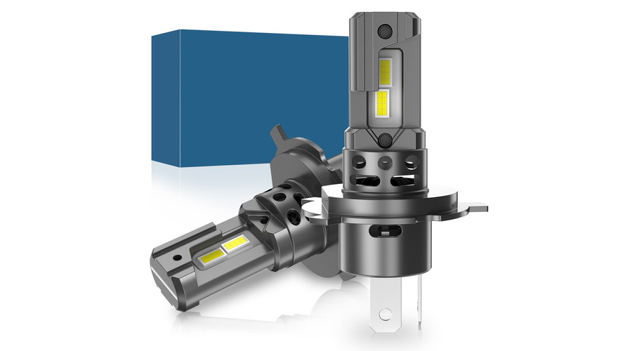 DTX S33 Mini H4 10/10W 6000K LED fényszóró világítás készlet