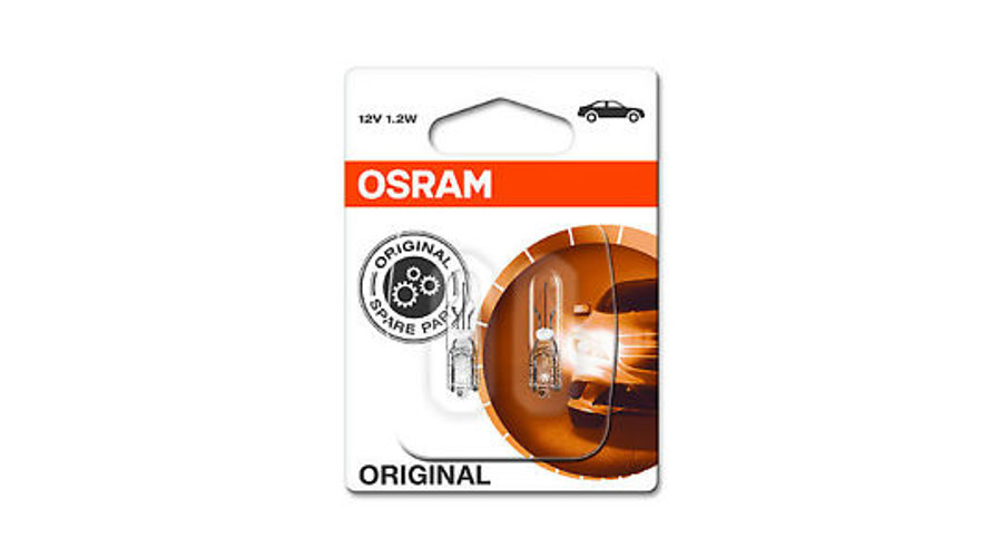 Osram T5 W1.2W 12V Original Line műszerfal izzó DUO BOX 2721-2BL