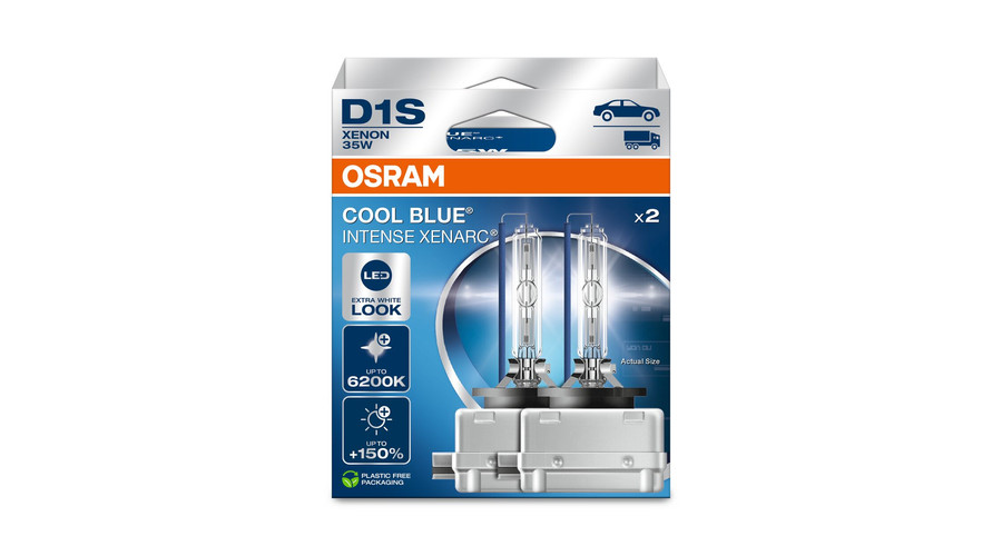 Osram Cool Blue Intense NextGen D1S +150% Xenon izzó DUO BOX 66140CBN-2HB