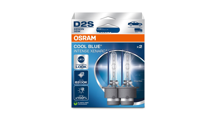 Osram Cool Blue Intense NextGen D2S +150% Xenon izzó DUO BOX 66240CBN-2HB
