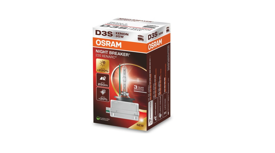 Osram D3S Xenarc Night Breaker 220 Xenon izzó 66340XN2