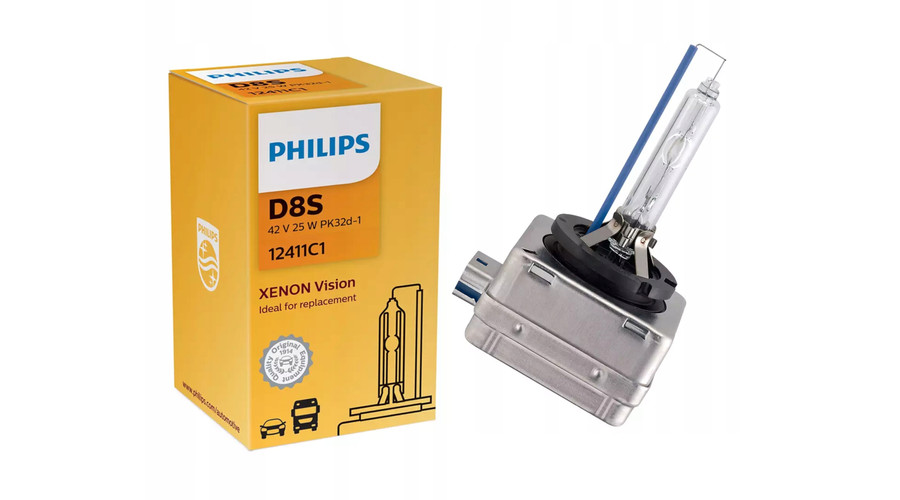 Philips D8S 25W Standard Vision Xenon izzó 12411C1