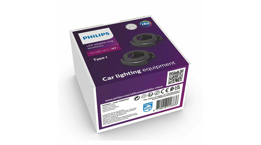Philips H7 LED adapter Type I 11179X2 PRO6000 LED-hez