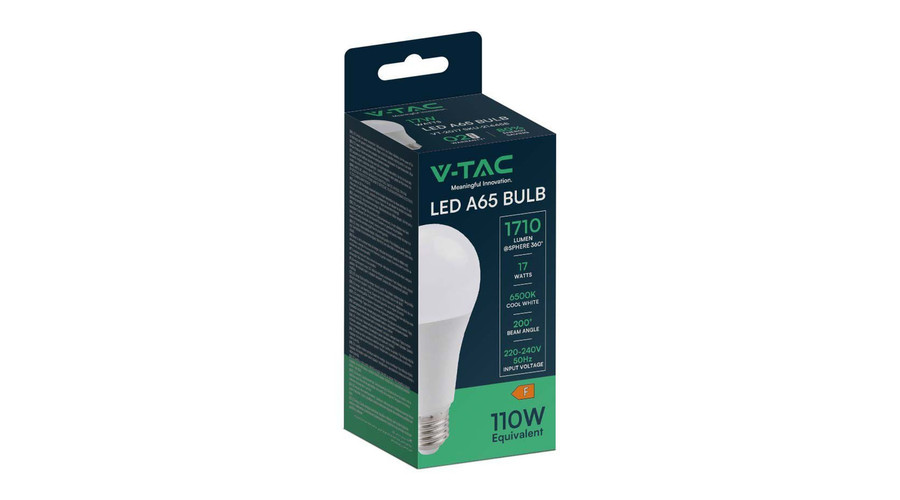 V-TAC E27 LED 17W (=110W) 2700K VT-2017 / SKU-214456