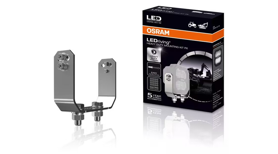 Osram LEDriving Mounting Kit PX dönthető univerzális rozsdamentes acél rögzítőkészlet Cube PX munkalámpákhoz